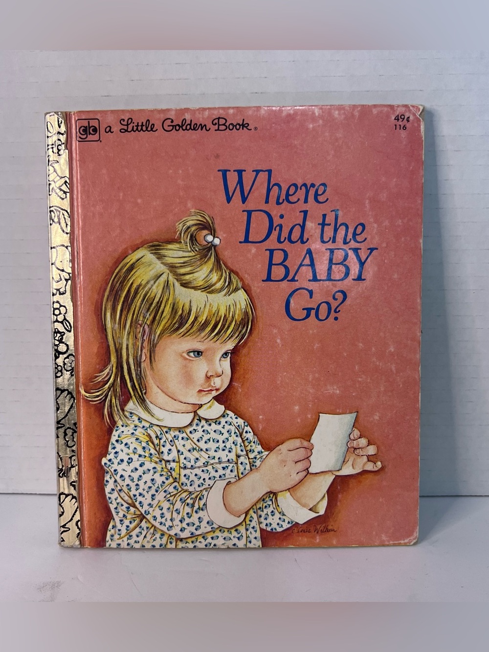 Where Did the Baby Go? ~ 1st ed. childrens Little Golden Book 116, Eloise Wilkin